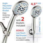 AquaCare 8-mode High Pressure Handheld Shower Head with 2-mode Power Wash