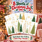 Holiday Window Clings for Home Decorations (Romantic)