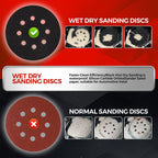 50PCS 5 Inch Sanding Discs 2500 Grit Random Orbit Sander Sandpaper