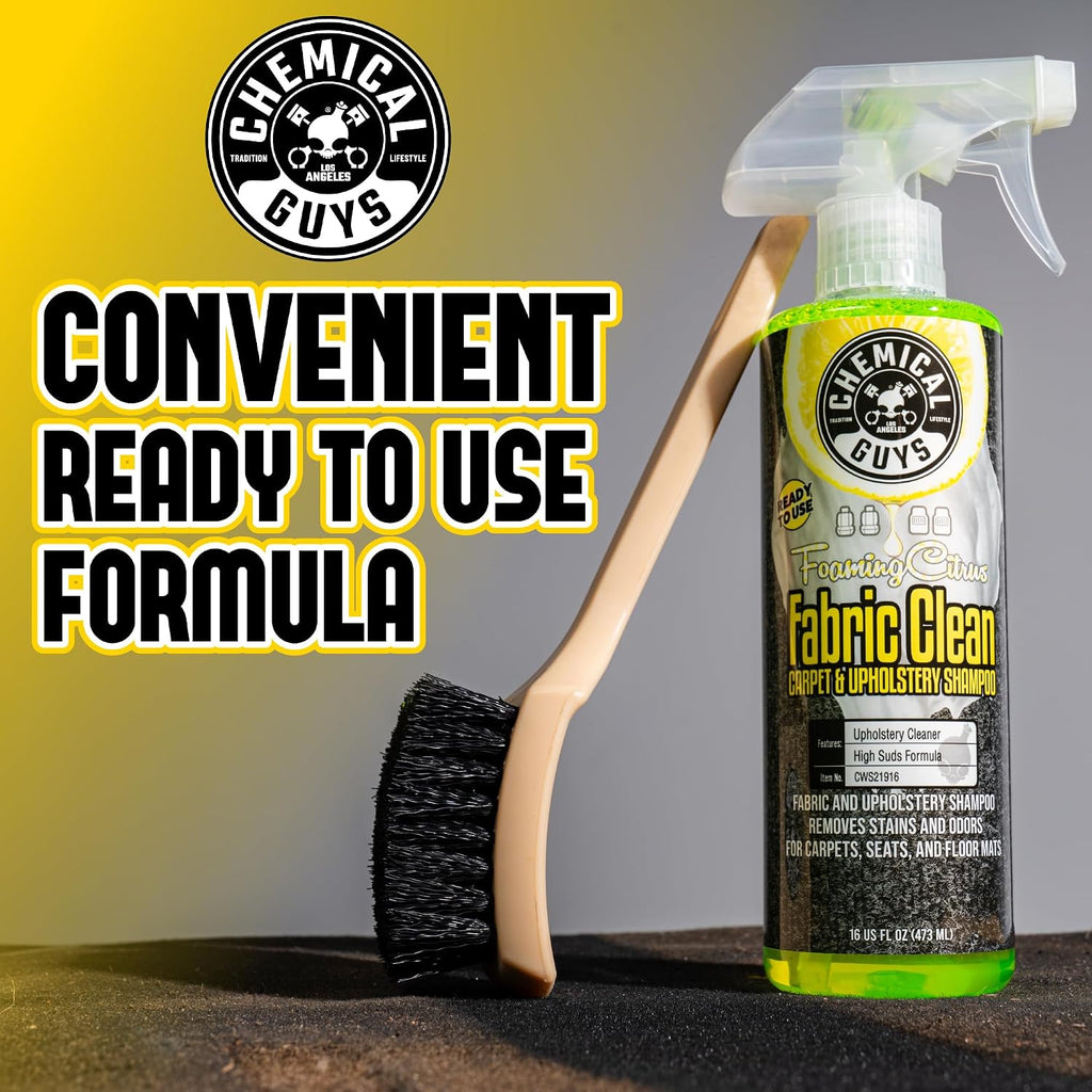 Chemical Guys, Foaming Citrus Fabric & Carpet Cleaner, Ready to Use, 32 oz