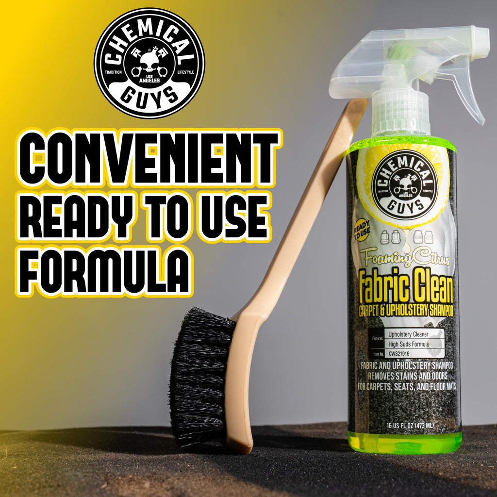 Chemical Guys, Foaming Citrus Fabric & Carpet Cleaner, Ready to Use, 32 oz