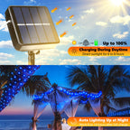 Joomer Solar Fairy Lights, 2-Pack Total 80FT 240LED String Lights, White