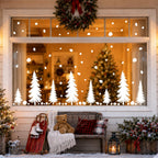 Christmas Window Clings for Glass Windows, Stickers for Window Decorations
