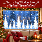 Christmas Window Clings for Glass Windows, Stickers for Window Decorations