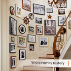 upsimples 8x10 Picture Frames, Gallery Wall Frames Set of 5, Black