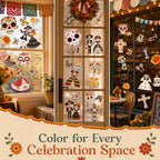 Christmas Window Clings for Glass Windows, Stickers for Window Decorations