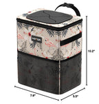 HOTOR Car Trash Can, Leakproof Car Organizer, 2-Gallon, Brown