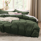 Bedsure Textured Duvet Cover Queen Size - Cotton-Like Polyester Jacquard Duvet Cover Set for All Seasons - 3 Pieces Elevated Textured Dobby Soft Bedding Set, NO Comforter (White, Queen, 90"x 90")