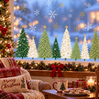 Holiday Window Clings for Home Decorations (Romantic)