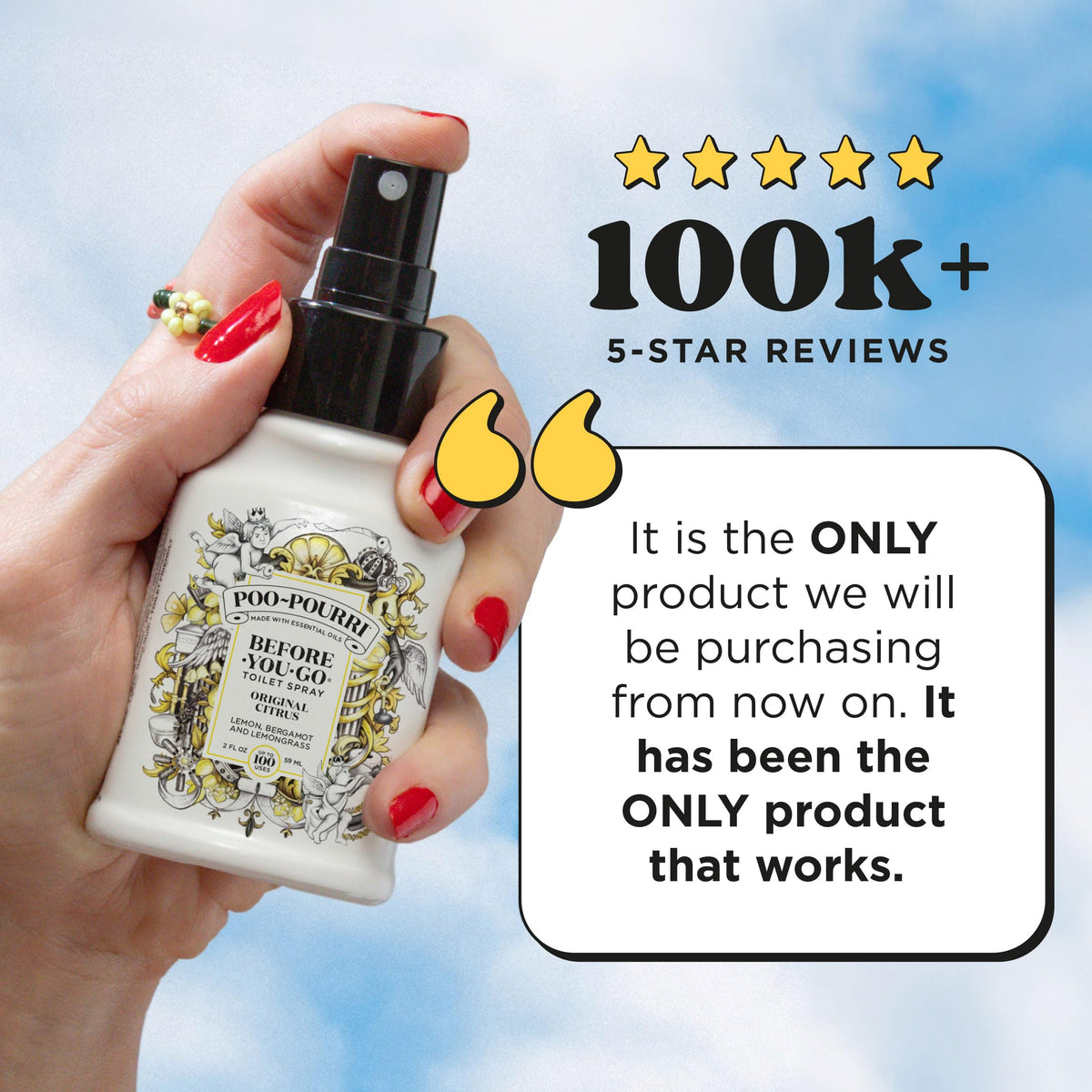 Poo-Pourri Before-You-Go Toilet Spray, Original Citrus, 2 Fl Oz
