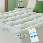 BEDLORE Twin Mattress Topper, Thick Soft Pillow Top Bed Topper