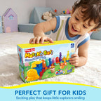 Play-Act Learning Toys for 1 2 3 Years Old, Counting, Matching & Sorting Montessori Learning Farm Train Including 9 Farm Animals, Birthday Gift for Baby Boys Girls
