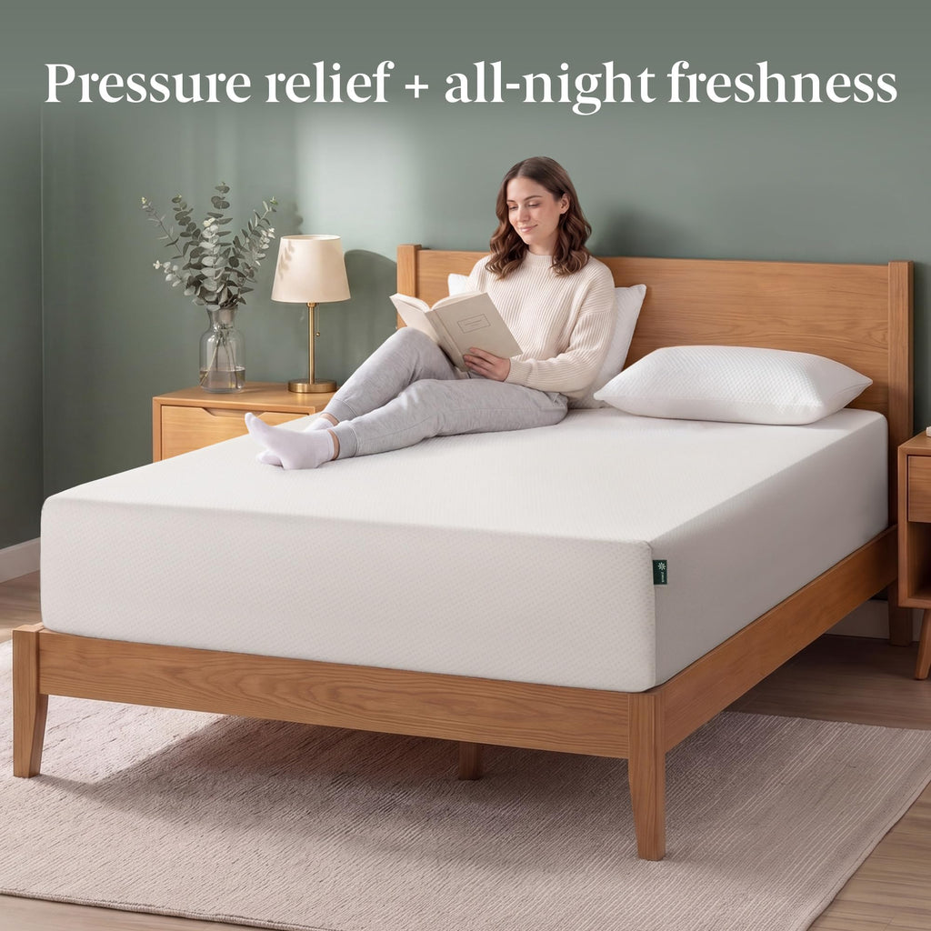 Zinus 14 Inch King Lumbar+ Premium Memory Foam Mattress, Medium