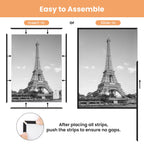 upsimples 12x16 Poster Frame, Easy Slide-In Assembly, White, 3 Pack