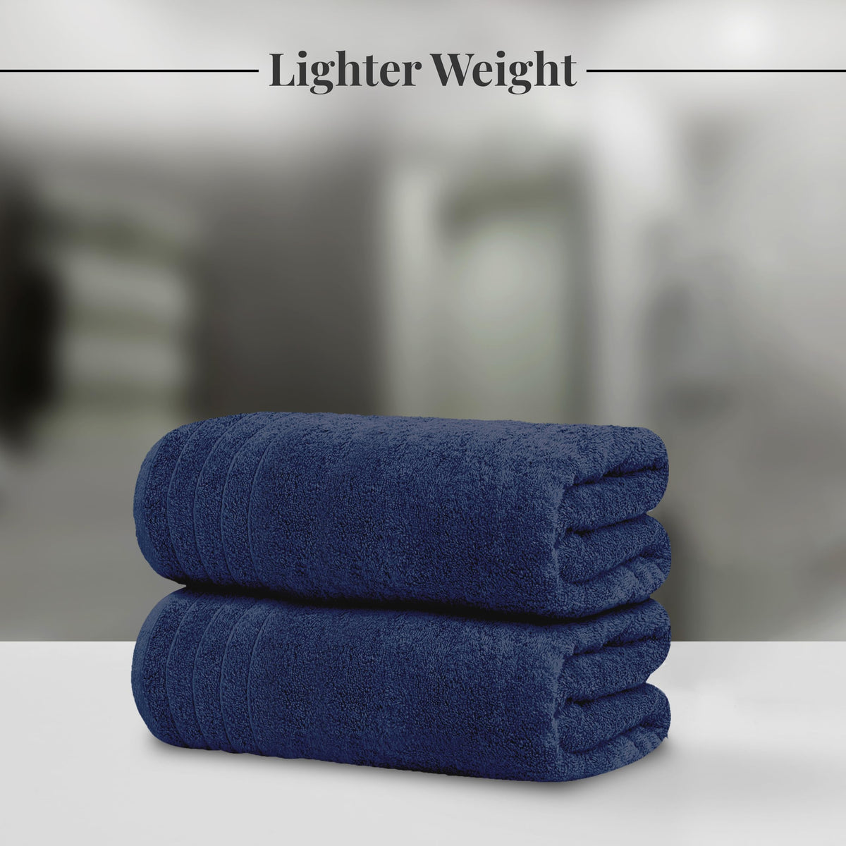 Tens Towels 4 Piece Extra Large Bath Towels 30 x 60 Inches, Dark Grey