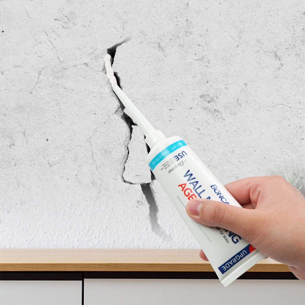 BONCART Spackle wall Repair Kit, 3-Pack Mending Agent Putty with Tools