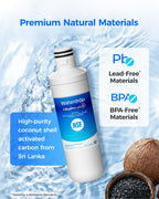 Waterdrop LT1000PC ADQ747935 MDJ64844601 Refrigerator Water Filter, 3 Pack