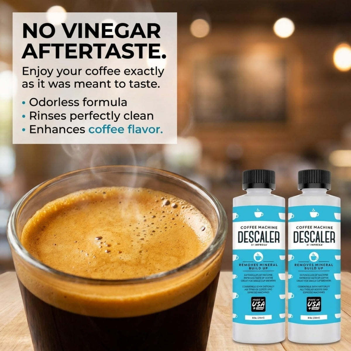 IMPRESA Coffee Machine Descaler, 2-Pack (1-Year Supply) Universal Descaling