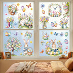 Holiday Window Clings for Home Decorations (Romantic)