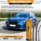 AUTOBOO Windshield Wiper Blade Replacement for Toyota RAV4 Mazda 5