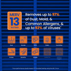 Genuine AprilAire 213 Replacement Filter for AprilAire Whole-House Air Purifiers - MERV 13, Healthy Home Allergy, 20x25x4 Air Filter (Pack of 2)