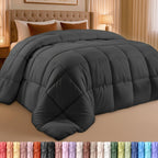 Utopia Bedding Queen Comforter, Duvet Insert, White, 88 x 88 Inches