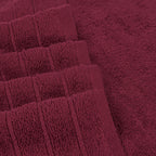 Tens Towels 4 Piece Extra Large Bath Towels 30 x 60 Inches, Dark Grey
