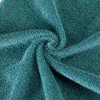 Amazon Basics Fade-Resistant 100% Cotton Bath Towel, 30"x54", Teal Green, 2-Pack