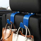 4-Pack Car Headrest Hooks Holds 55lbs Seat Storage Organizer for Bags