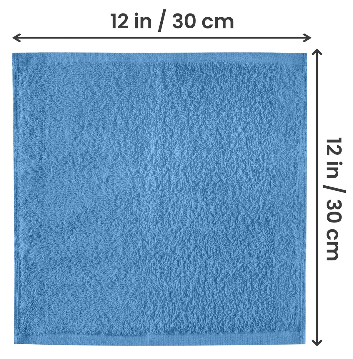 Utopia Towels 12 Pack Washcloths, 12x12 in, 100% Cotton, Beige