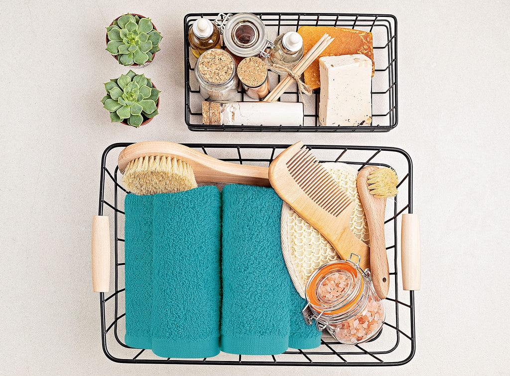 Utopia Towels 12 Pack Washcloths, 12x12 in, 100% Cotton, Beige