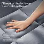Niagara Sleep Solution Queen Ultra Soft Mattress Topper — Back Pain Relief