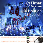 Brizled LED Halloween Lights Indoor Outdoor Orange & Purple String Light