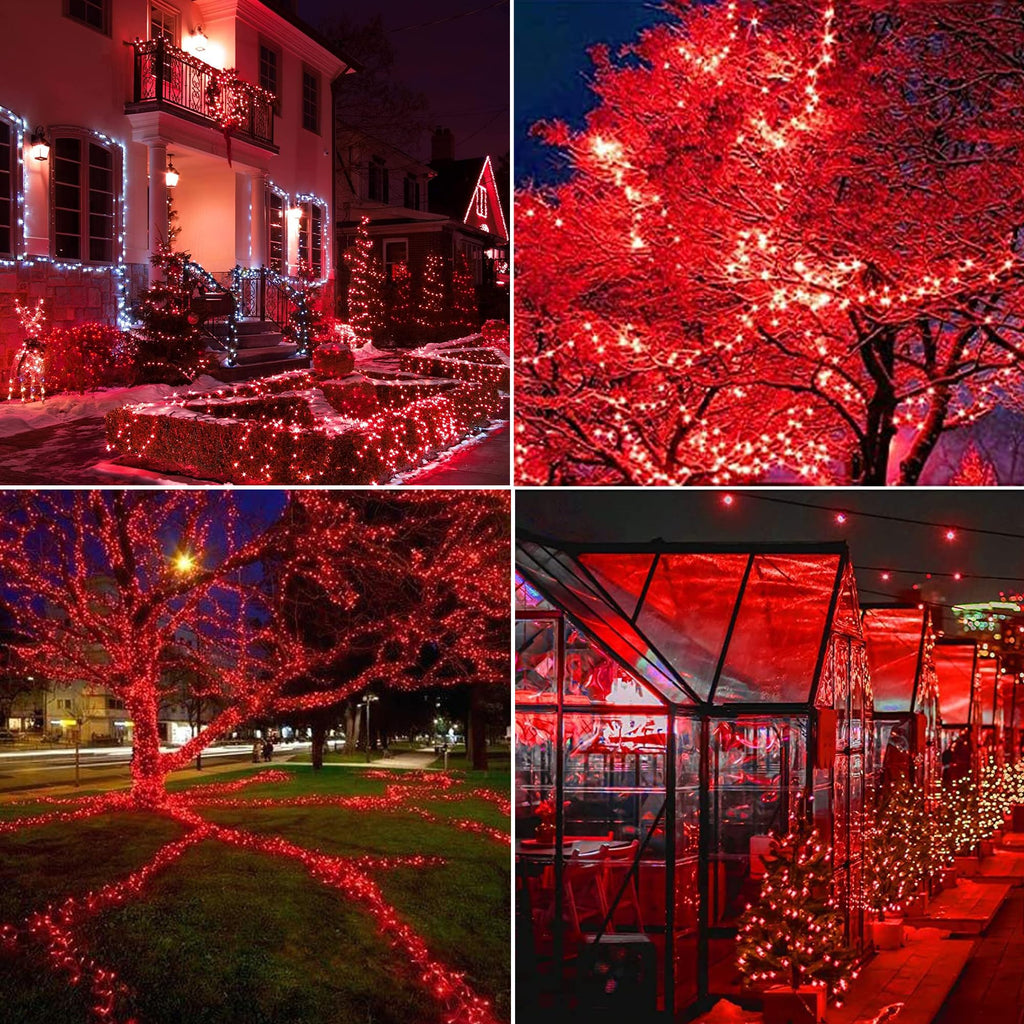 Joomer Solar Fairy Lights, 2-Pack Total 80FT 240LED String Lights, White