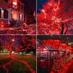 Joomer Solar Fairy Lights, 2-Pack Total 80FT 240LED String Lights, White