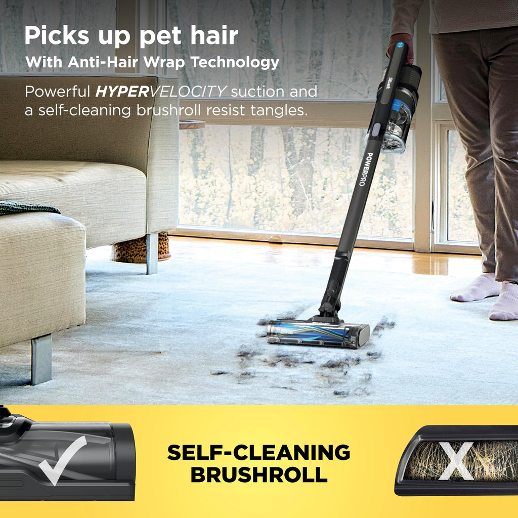 Shark Pet Cordless Stick Vacuum, 40-Min Runtime, Lightweight, Grey, IX141