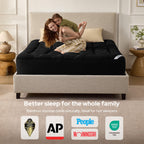 BEDLORE Twin Mattress Topper, Thick Soft Pillow Top Bed Topper