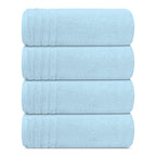 Tens Towels 4 Piece Extra Large Bath Towels 30 x 60 Inches, Dark Grey