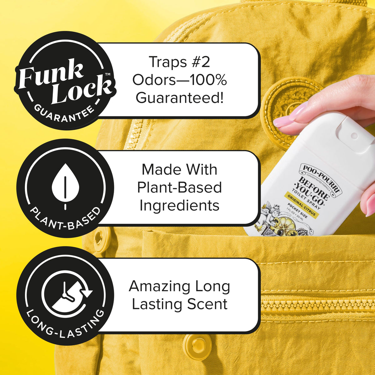 Poo-Pourri Before-You-Go Toilet Spray, Original Citrus, 2 Fl Oz