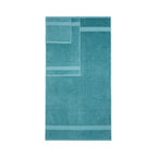 Amazon Basics Fade-Resistant 100% Cotton Bath Towel, 30"x54", Teal Green, 2-Pack