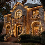 TW SHINE Orange Halloween Lights, 20FT 100 Count Incandescent Mini String Lights, Waterproof Halloween Decorations for Outdoor Indoor Patio Home Party Garden Yard Decor