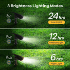 Linkind Halloween Solar Lights Outdoor Spotlight Waterproof RGB 2 Pack