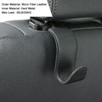 4-Pack Car Headrest Hooks Holds 55lbs Seat Storage Organizer for Bags