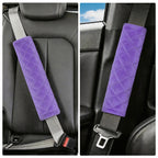 Amooca 2 Pack Seat Belt Covers Soft Shoulder Pad for Cars & Backpack