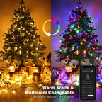 Brizled LED Halloween Lights Indoor Outdoor Orange & Purple String Light