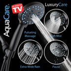 AquaCare 8-mode High Pressure Handheld Shower Head with 2-mode Power Wash