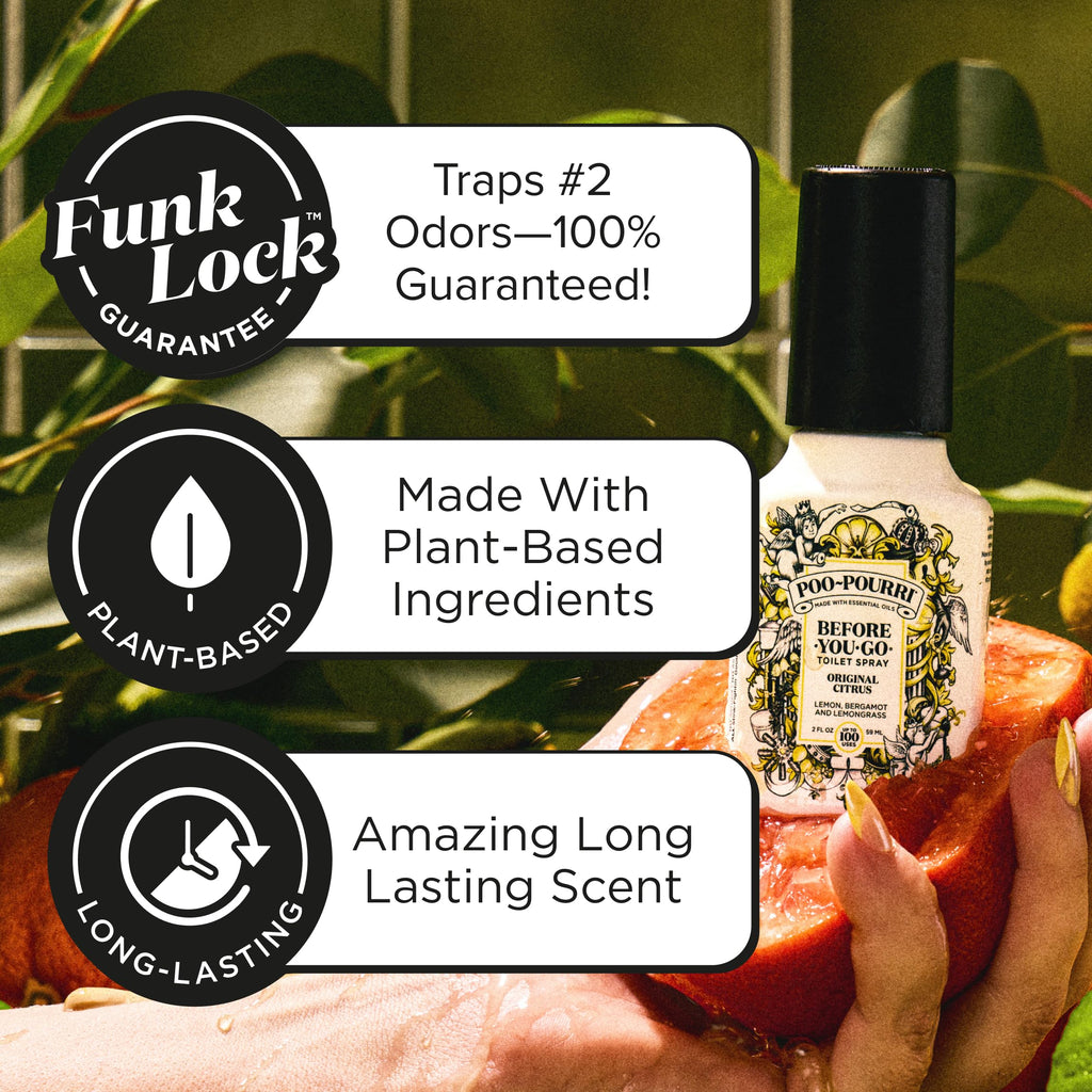 Poo-Pourri Before-You-Go Toilet Spray, Original Citrus, 2 Fl Oz