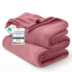 Bedsure GentleSoft Fleece Blanket Twin Size Camel - 300GSM Lightweight Plush Fuzzy Cozy Soft Warm Blanket for Bed, Sofa, Couch, Travel, Camping, 60x80 inches