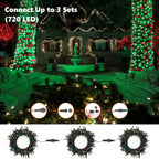 Brizled LED Halloween Lights Indoor Outdoor Orange & Purple String Light