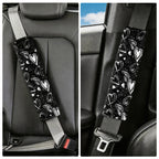 Amooca 2 Pack Seat Belt Covers Soft Shoulder Pad for Cars & Backpack